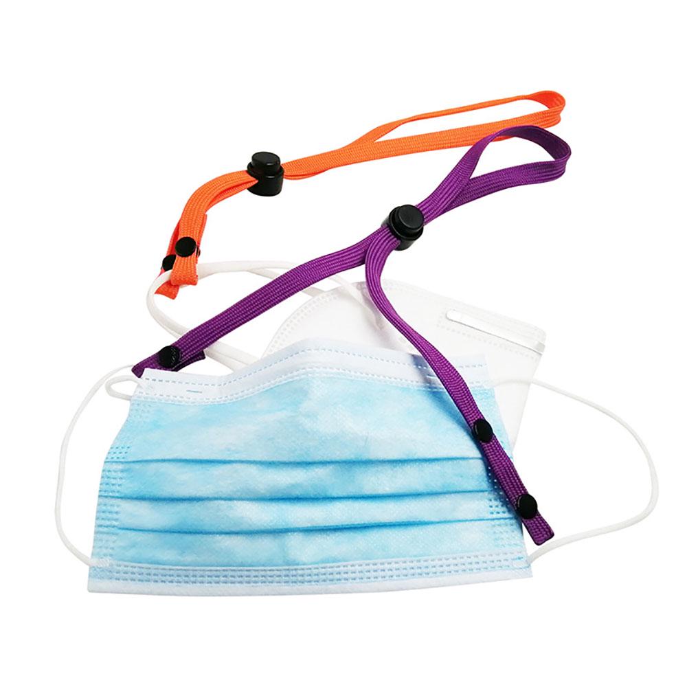 Snapbutton Mask Lanyard Rope Chains Adjustable Buckles Ear Strap Extenders Face Bandana Holder