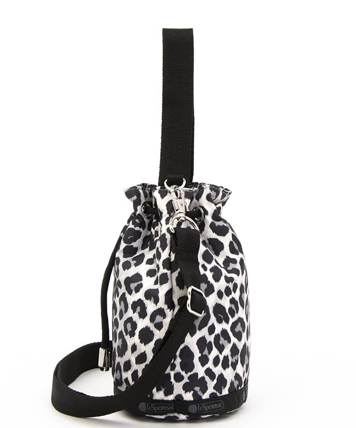 Official Shoulder Bag DRAWSTRING BUCKET Neutral Leopard [LeSportsac] XBODY/1050 Women's