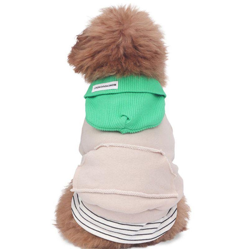 MONCHOUCHOU Wave Beanie Sweatshirt Beige