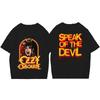 2025  New Vintage Ozzy Osborn Rock Style T-shirt Men and Women Loose Hip Hop Sweat-absorbing Breathable T-shirt