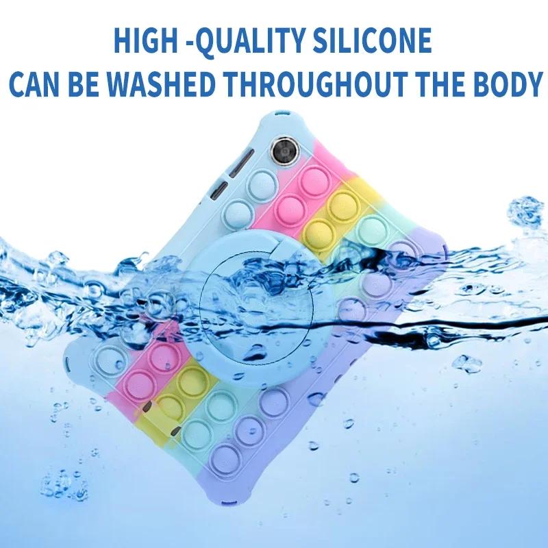 Kids Case For Tab M10 3rd Gen TB328FU Plus 10.6 TB125FU M11 TB330FU Tablet Cover Xiaoxin Pad 11 360 Rotating Stand Fundas