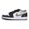 Jordan Air Jordan 1 Abrasion Resistant Slip Resistant Low top Vintage Basketball Shoes Men's Black Gray 553558-131(Team85-)