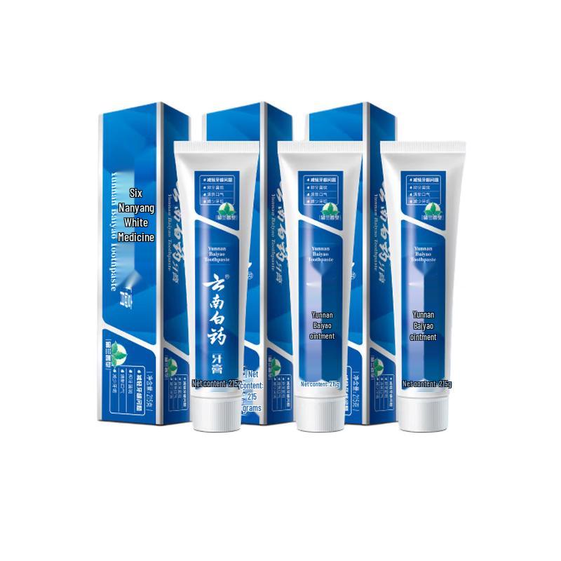 

Yunnan Baiyao Spearmint Toothpaste (215g x 3 Tubes)