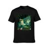 Mermaid In A Lily Pond TShirt Heavy Duty Casual Work Tee