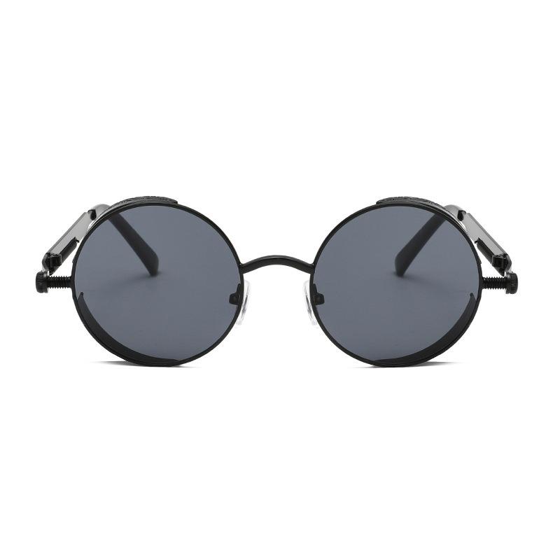 New Men Round Sunglasses Men Women Retro Punk Men's Fishing Eyeglasses Outdoor Shades Eyewear UV400