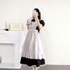 3pcs Sets French Butler Cosplay Costume Traditional Maid Long Skirt Maid Outfit British Butler Dress Japanese Uniform Cute Fancy Party Dresses