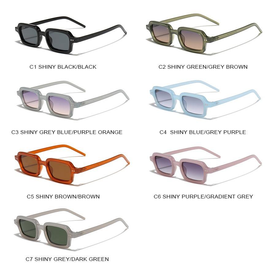 Vintage Square Sunglasses Women For Men Luxury Brand Designer Sun Glasses Punk Popular Small Frame Outdoor Shades Uv400