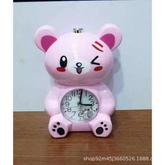 Niedlicher Cartoon-Sprachwecker: Sprechen, Singen, Nachtlicht, Leise, Perfektes Geschenk für Kinder und Studenten