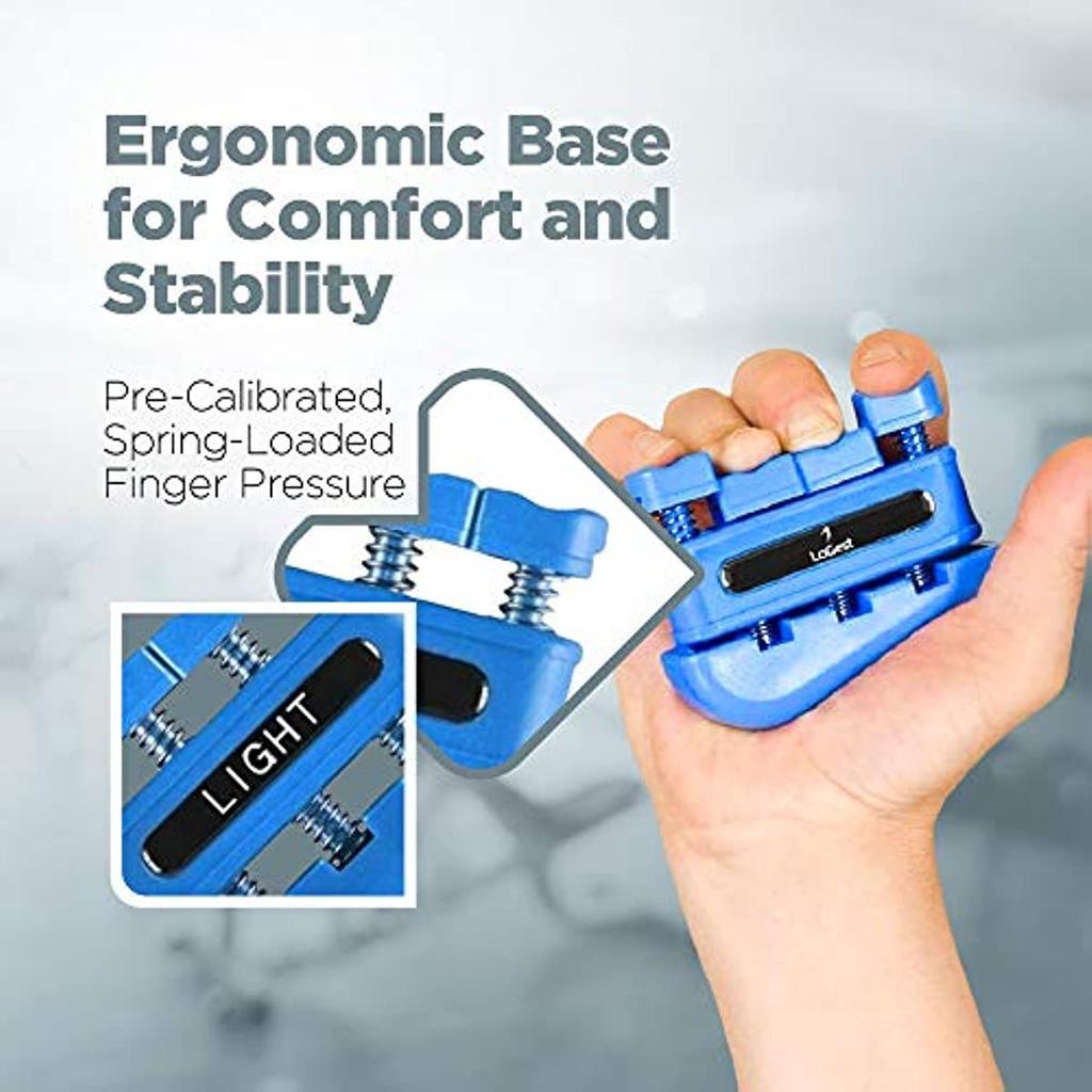 Set of 4 Finger Trainers Designed To Enhance Finger Dexterity and Strength, Suitable for Musicians and Climbers To Improve Grip