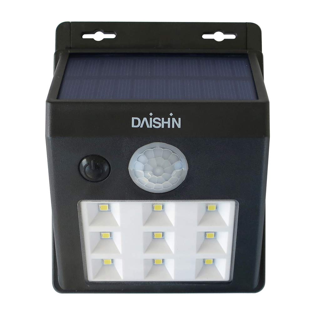 

DAISIN Solar Wall Light DLS-WL001 (Deep 12.3cm, High 4.8cm, Wide 9.5cm)