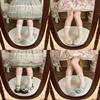 Cotton Lolita Socks With Sweet Side Bow For Girls Spring Summer Fashion