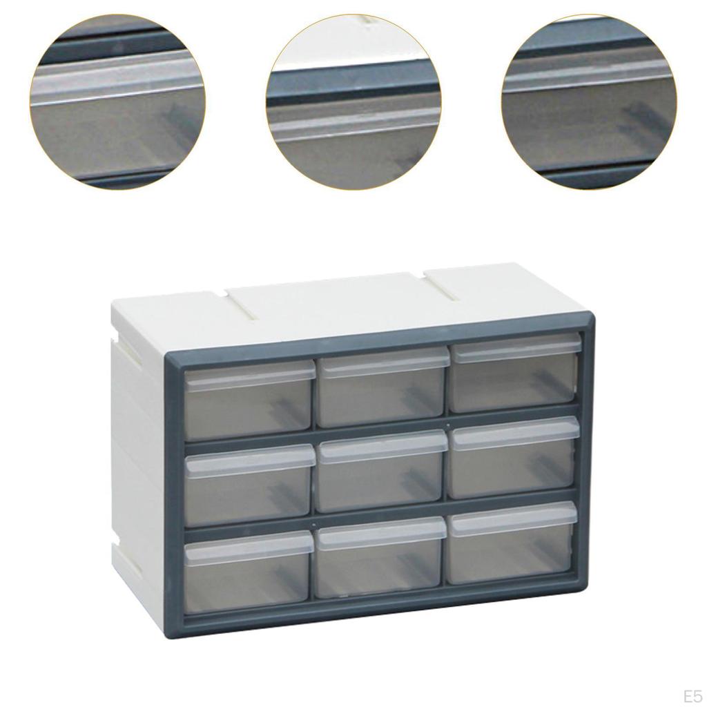 9 Drawer Storage Organizer Cabinet Bead for Storing Nuts and Bolts