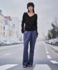 SOMSOC Laura Dot Piping Track Pants_Navy