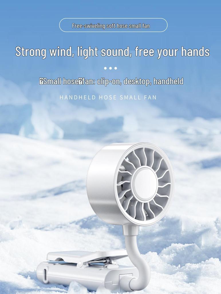 Portable 360° Clip-On Mini USB Fan for Outdoors and Umbrellas