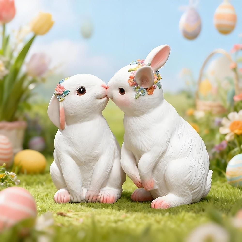 3D Easter Candle Mold Non-Stick DIY Animal Mold Plaster Mold Rabbit Silicone Mold Gift Creating