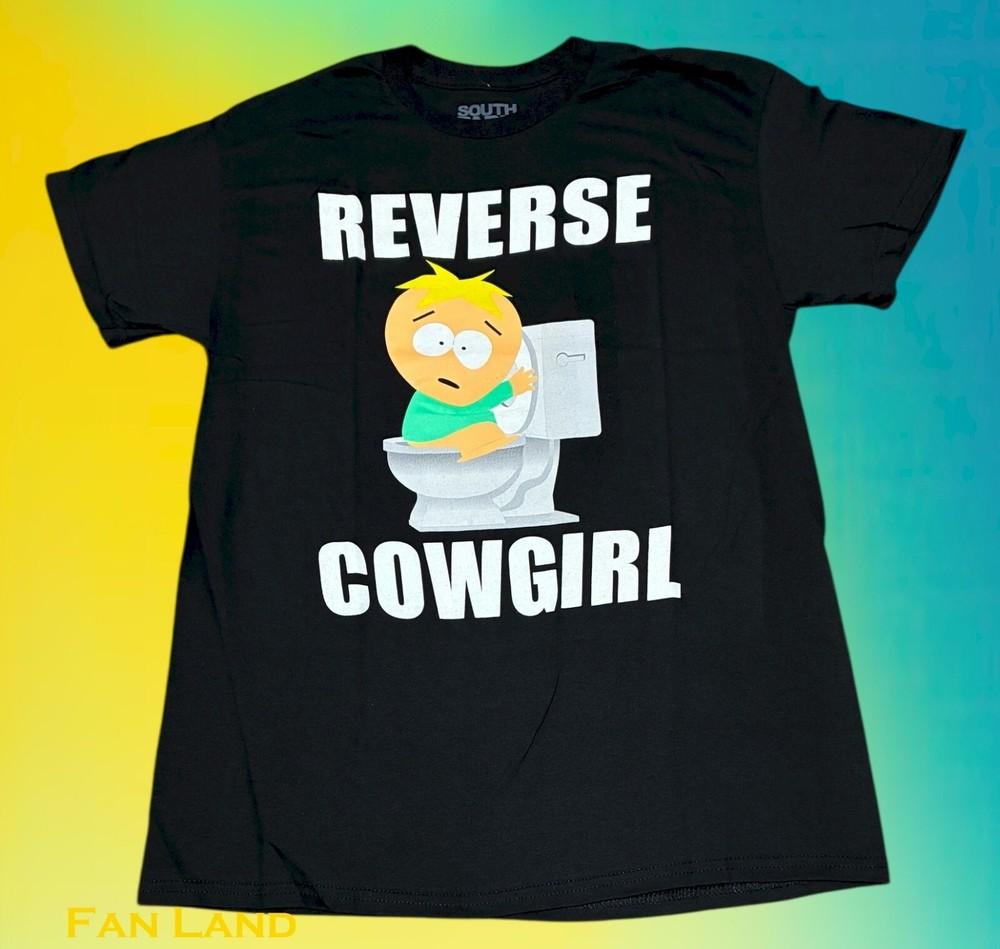 New South Park Butters Reverse Cowgirl Vintage Mens Unisex T-Shirt S