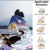 1PC Sailor Moon Blanket Lightweight Flannel Throw Blanket for Sofa, Bed, Travel, Camping, Livingroom, Office, Couch