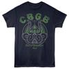 CBGB - Cobras - American Classics - Front Print Navy Adult Short Sleeve T-Shirt