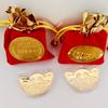 2026 Year of the Horse Commemorative Gold Coin Ornament – Auspicious Yuanbao Horse, Lucky Bag New Year Gift