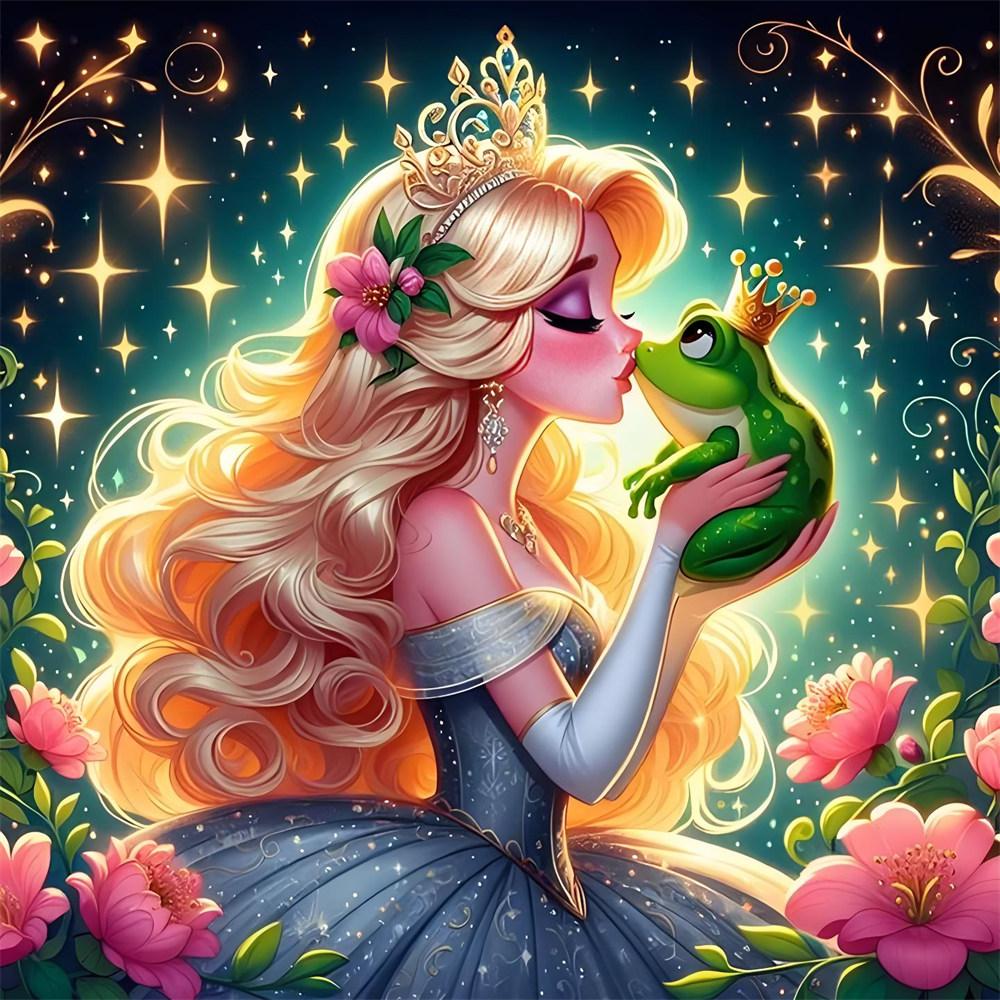 Disney 5D Diamond Painting Princesses and Princes Cross Stitch Mosaic Kit Home Decor Wall Sticker DIY Handmade Gift