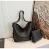 IELGY Retro Large-Capacity Bucket Bag All-Match Simple Shoulder Tote Bag
