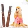 Cat,Dog Wooden Handle Hair Brush Pet Grooming Tool Hair Stripping Comb Dog Hair Remover Pet Comb