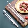 1PC  Stainless Steel Food Tongs Long Handle Non-slip Barbecue Tongs Steak Tongs Kitchen Cooking Tool Accessories BBQ Cooking Tongs