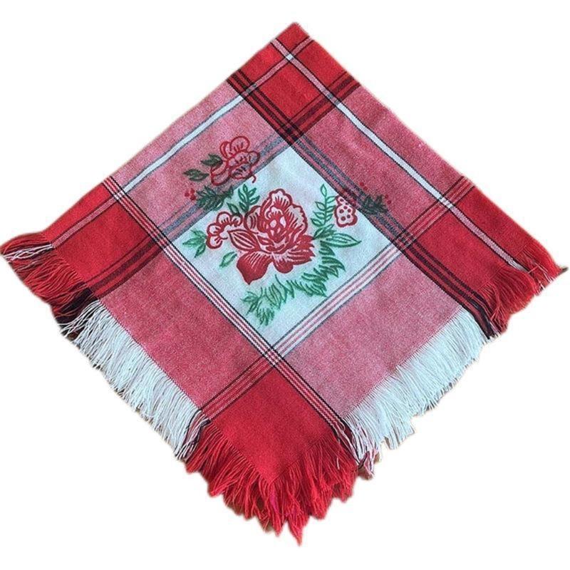 Универсальный женский платок Роскошный повседневный с кисточками Женский шейный платок Стильный аксессуар