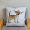 Cute Mini Chihuahua Dog Printed Cushion Cover Pillow Case Hugging Pillow Case Sofa Home Decor Pillow Case