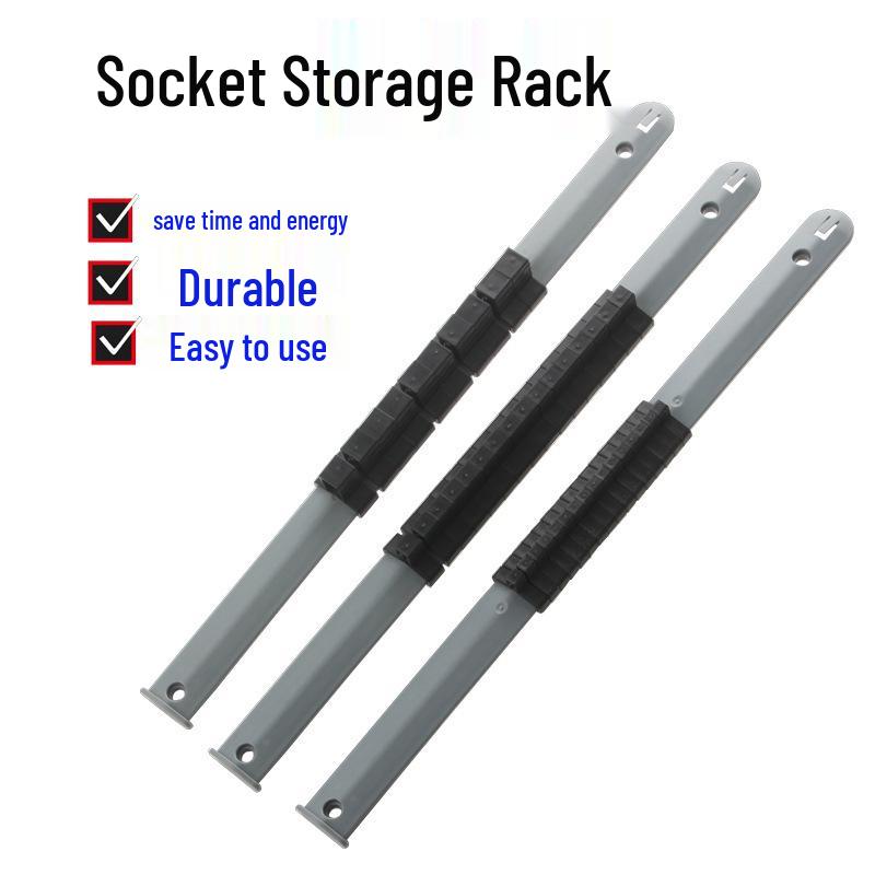 Socket Storage Strip for Ratchet Tools: Large, Medium, Small