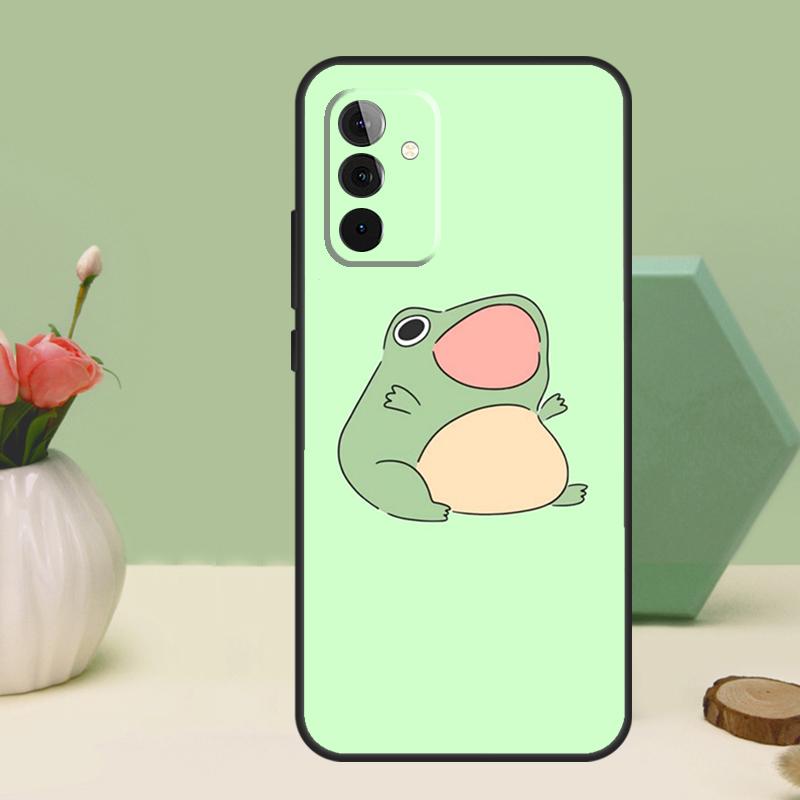 Cute Green Frog For Samsung Galaxy A06 A16 A26 A36 A56 A52 A53 A33 A13 A34 A54 A14 A15 A35 A55 A22 A32 Case