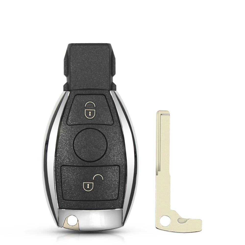 KEYYOU NEW 2/3/4 B Keyless Entry Remote Car Key For Mercedes Benz Year 2000+ Supports Original NEC and BGA AY1