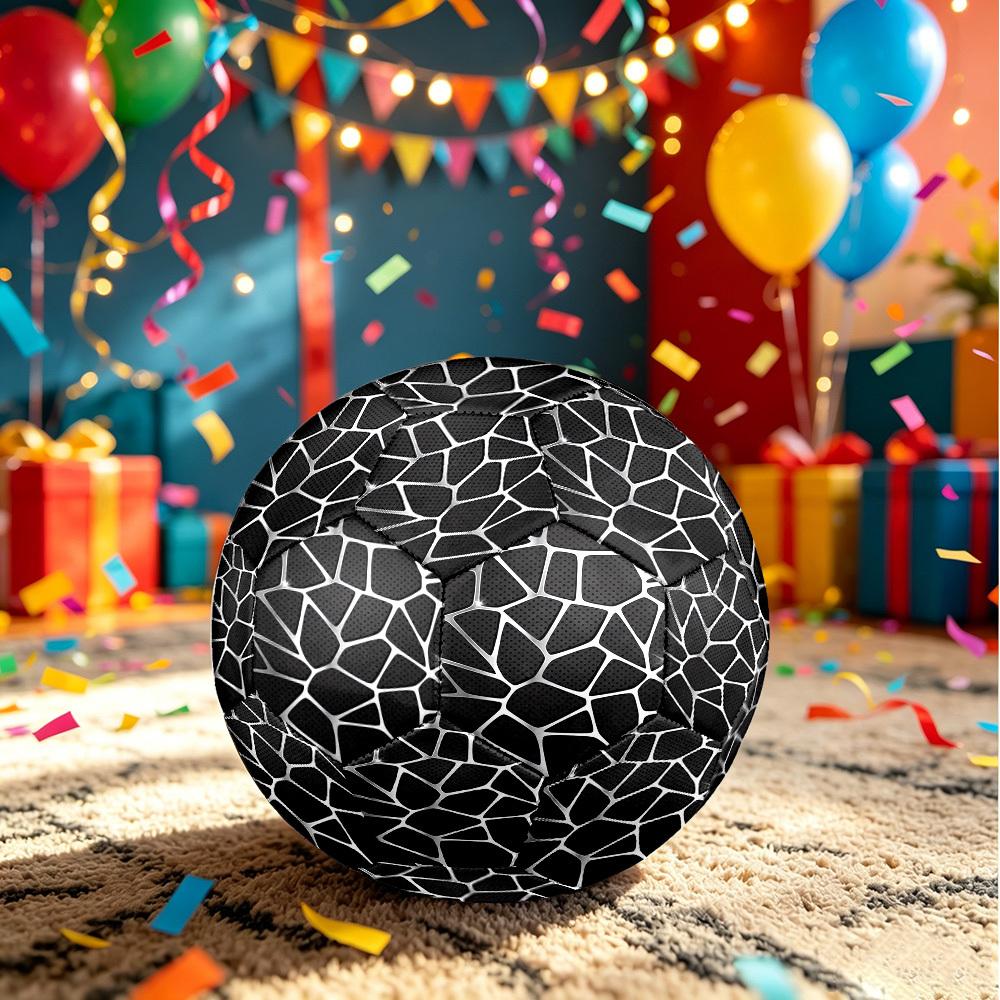 1pc Metallic Texture Size 5 Soccer Ball Professional Match Training Football Indoor &Outdoor Sports Ball Lightweight Durable C65100