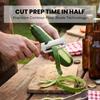 Multifunctional Vegetable Peeler with Wooden Handle and Bottle Opener, 2-in-1 Stainless Steel Blade, Camping, Apple Potato Pumpkin Papaya Peeling