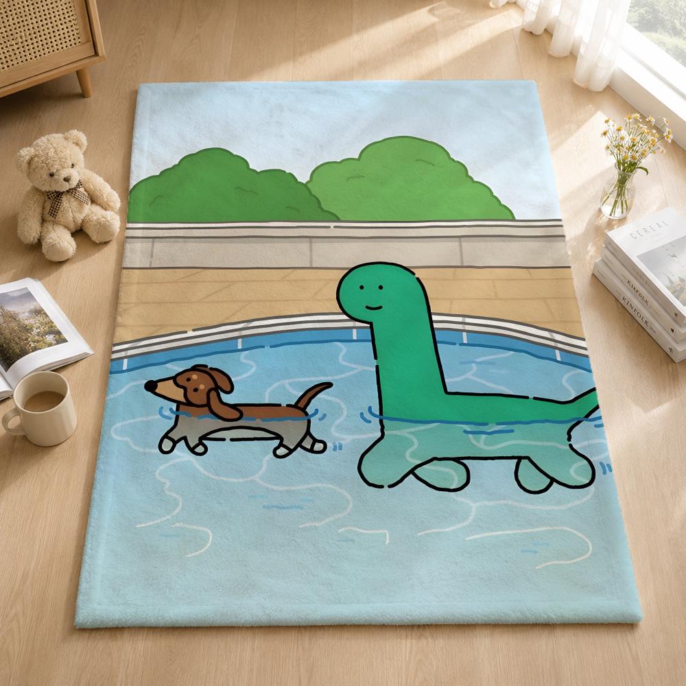Artist J-JOGUMAN Throw Blankets Soft Warm Flannel Blanket Bedding for Bed Living room Home Sofa 75x90cm