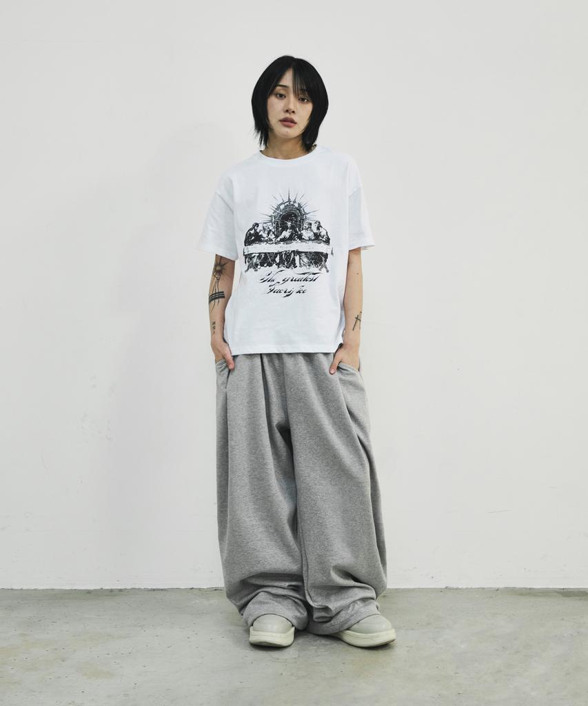 SCALLYWAG Summer Melting Lettering Sweatpants [Grey]