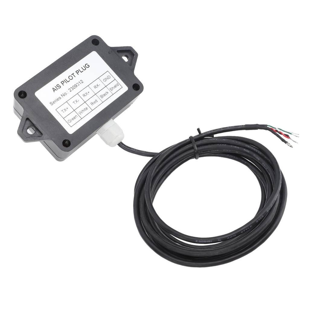 5 Pin RS422 AIS Pilot Plug 3 Meters Cable 38400bps Waterproof Easy To Install for Marine Use