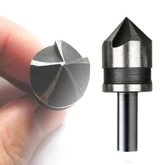3Pcs 12/15/18mm Countersink Drill Bits High Strength Rust-proof Corrosion-Resistant Heat Treated High-carbon Steel Wood Metal Boring Drill Bits Kit