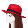 ZHENYUEQI Unisex Autumn/Winter Wide-Brim Felt Fedora Hat