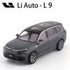 Li Auto Mega L6 L7 L8 L9 1/64 Car Alloy Motor Vehicle Diecast Metal Model Kids Toys For Boys Friends Gifts Collect Ornaments