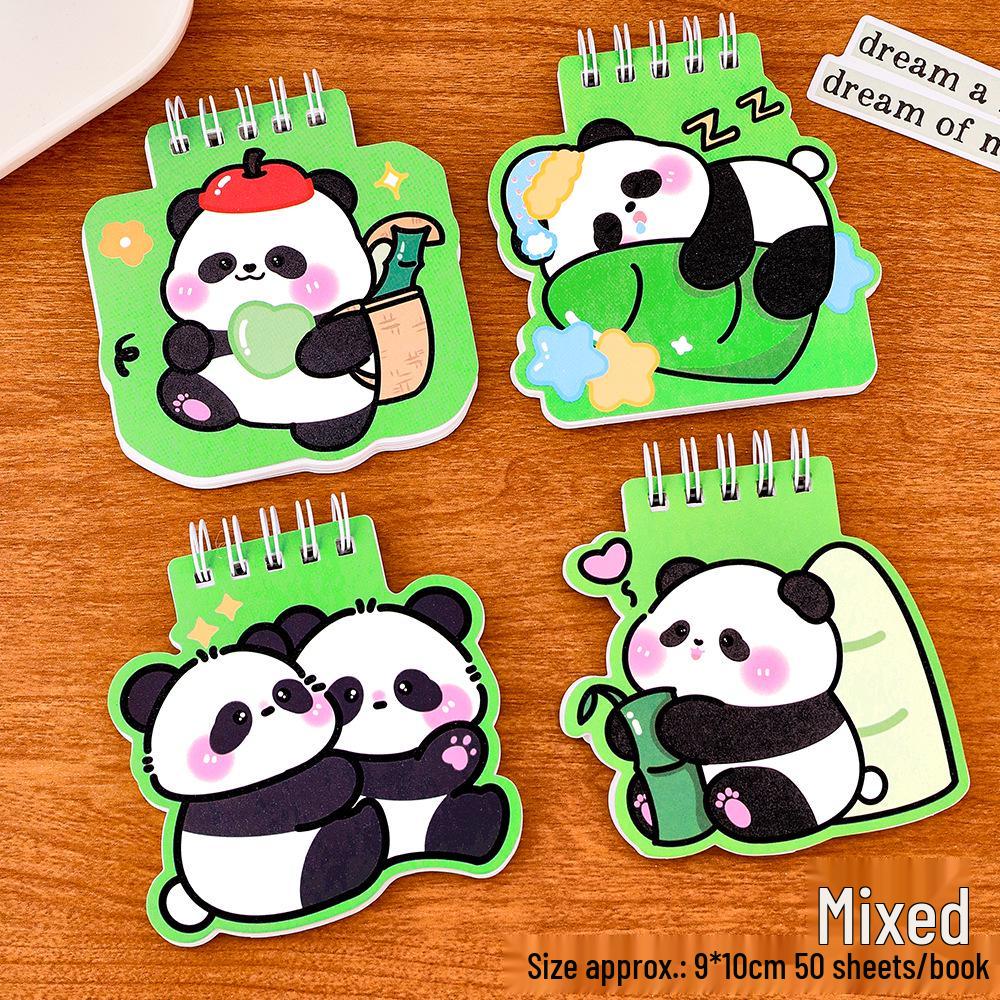 Adorable Panda Shaped Spiral Notebook: Compact, Cute, and Perfect for Students or Rewards