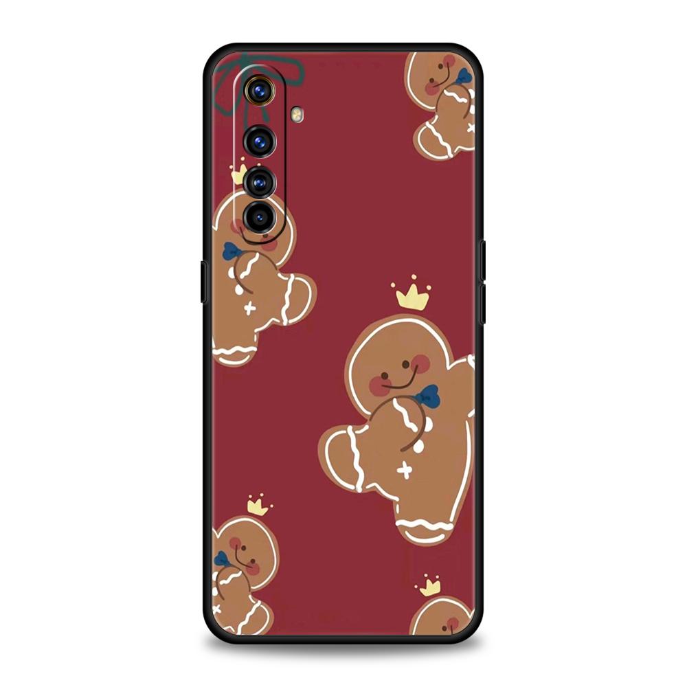 New Year Christmas Silicone For Realme 10 11 8i 9i 9 Pro Plus GT2 C3 6 7 8 Pro C21 C11 C25 C35 Pro 5G Shockproof Phone Case Bags