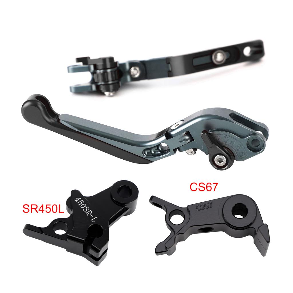 Adjustable Clutch Brake Lever fit for VOGE DS900X 900DSX 2024-2026 Black