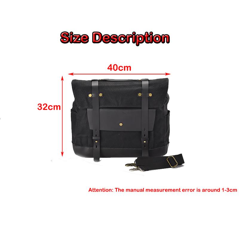 Motorcycle Side Bag For Sportster Softail Dyna Cruiser Motorbike Motorcross Bag Universal Saddle Bag Motorbike Luggage
