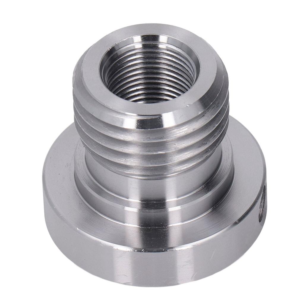 Holzbearbeitungs-Drehbank-Spindelkopf-Spindeladapter Edelstahl 8TPI Außengewinde 33mmx8TPI Innengewinde 20mmx8TPI Drehbank-Spindeladapter
