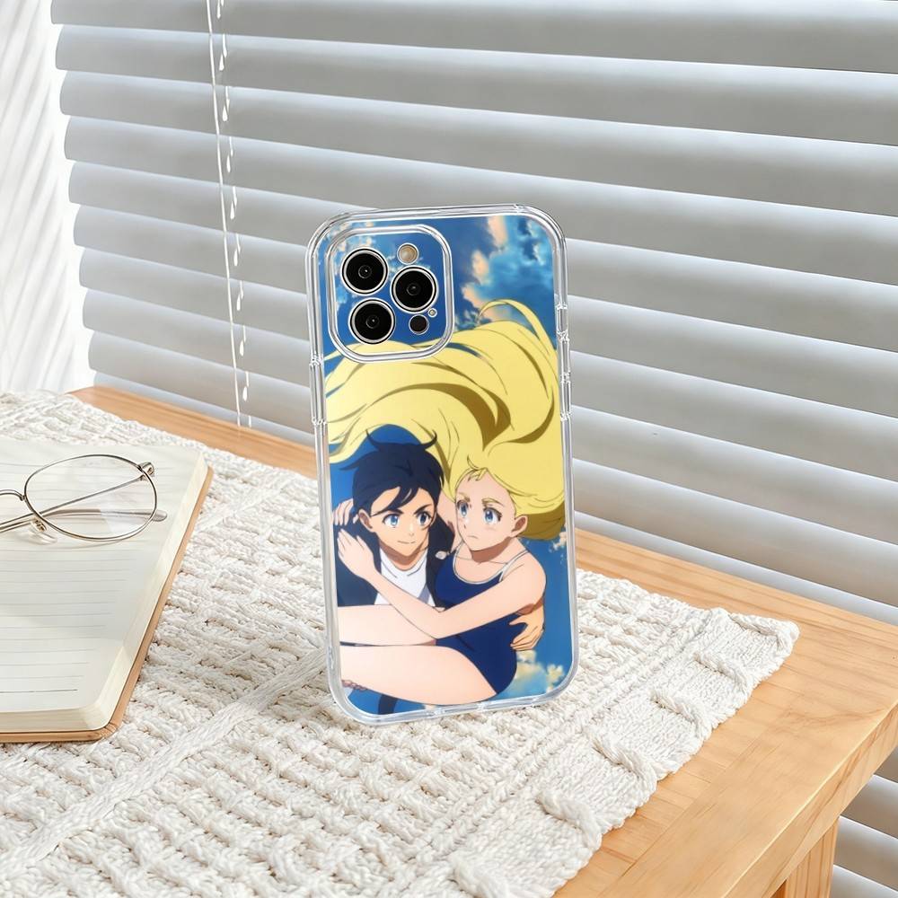 Summer t-Time Rendering Phone Case For iPhone17,16,15,14,13,12,11 Plus,Pro Max Soft Transparent Cover iPhone14ProMax