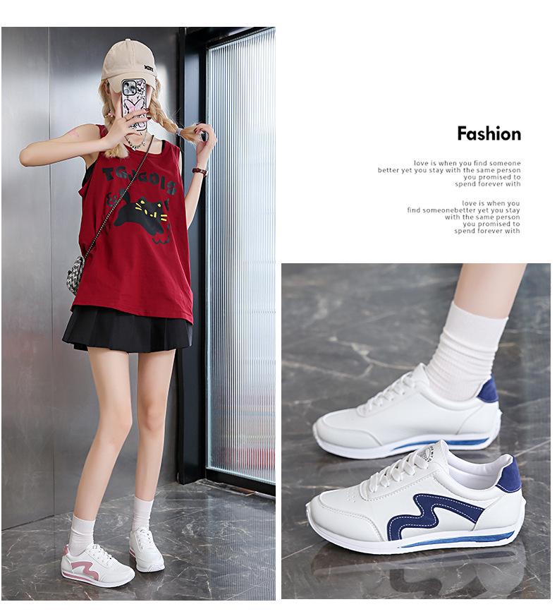 Forrest Gump Women's 2025 Lightweight Breathable Leather Running Shoes - Versatile & Soft Sole for Summer.