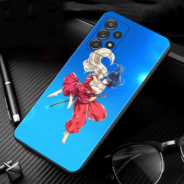Telefon mobil mat Anime drăguț Inuyasha Coque pentru Samsung A32 4g A71 A41 A52 A72 A51 A21s A12 A02s A31 A03s A22 A23 A33 A52s 5g