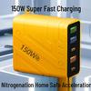 150W Mecha-Style Multi-Port USB+PD Fast Charger with Smart Output