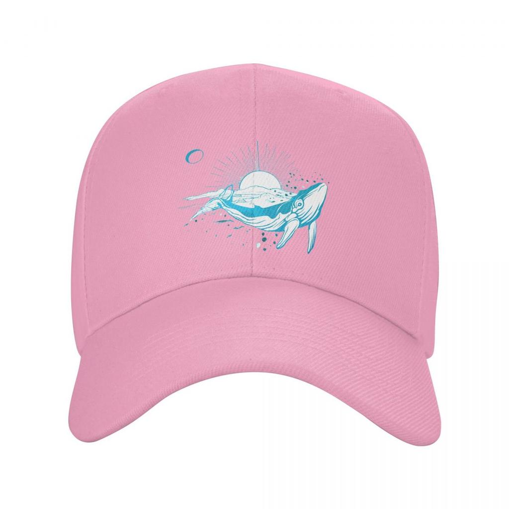 Cartoon Whale Ocean Animal Sunset Print Baseball Caps Fashion Men Women Hats Outdoor Cap Sports Baseball Hat Casquette